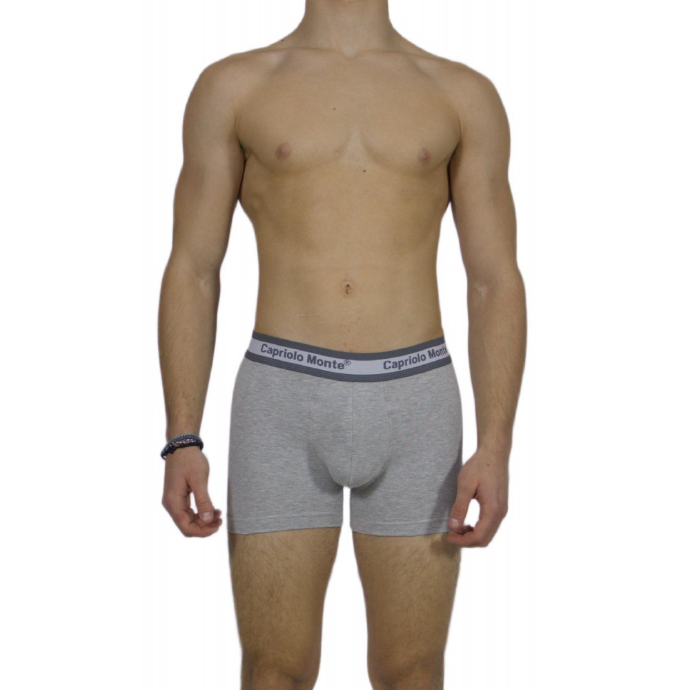 Men's-Boxer-Briefs-Grey-Melange- External -Elastic – Handicraft-wholesale- Tzitzi Underwear
