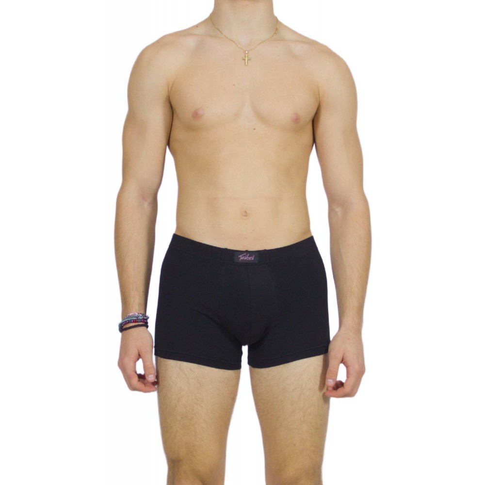 Men's Boxer Briefs Black with internal Elastic – Handicraft-wholesale- Tzitzi Underwear