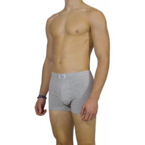 Men's Boxer Briefs Grey Melange with internal Elastic – Handicraft-wholesale- Tzitzi Underwear