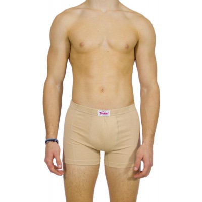 Men's Charcoal Grey Cotton Boxer Briefs with internal Elastic | Tzitzi Underwear