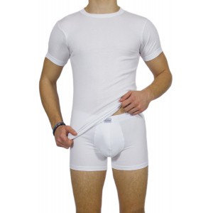 Men's Short Sleeve T-Shirt White -Craftsmanship-Wholesale