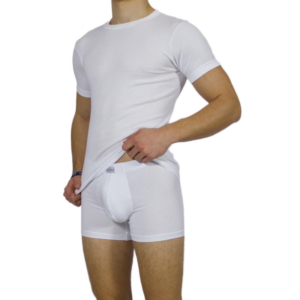 Men's Short Sleeve T-Shirt White -Craftsmanship-Wholesale