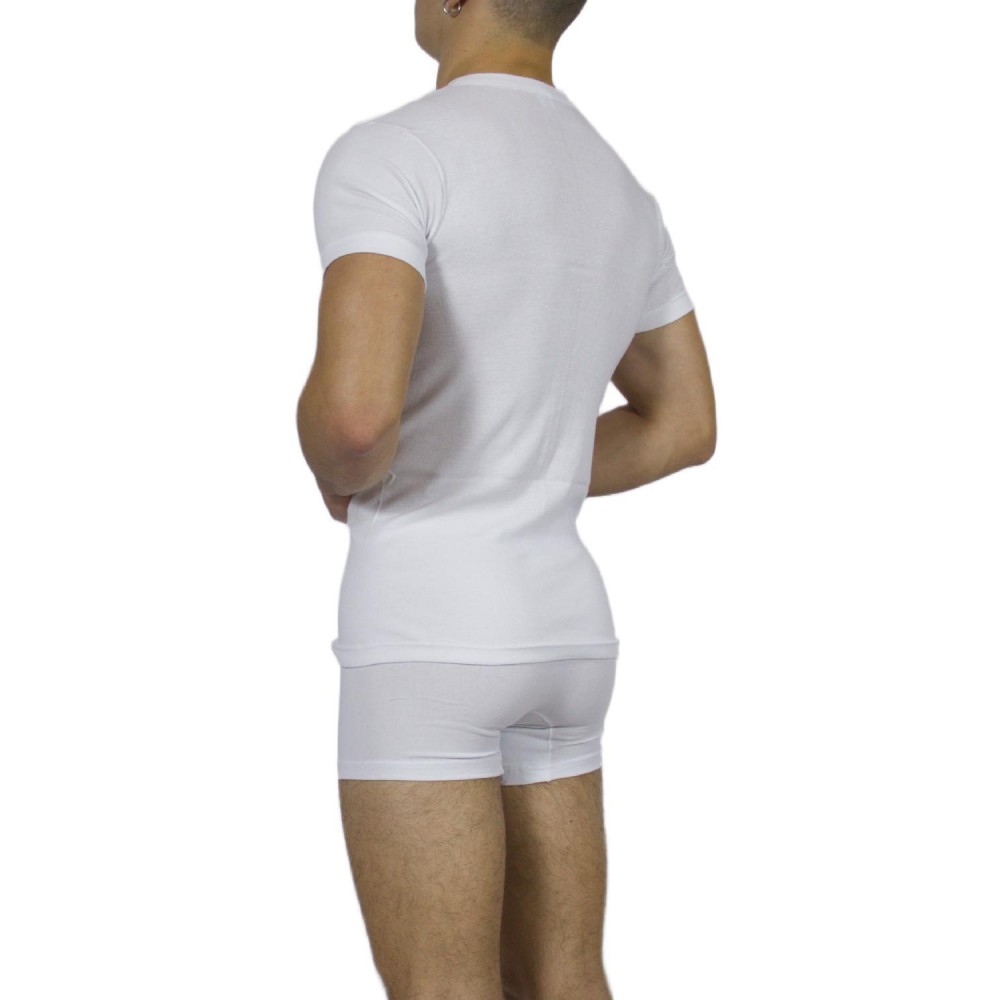 Men's Short Sleeve T-Shirt White -Craftsmanship-Wholesale