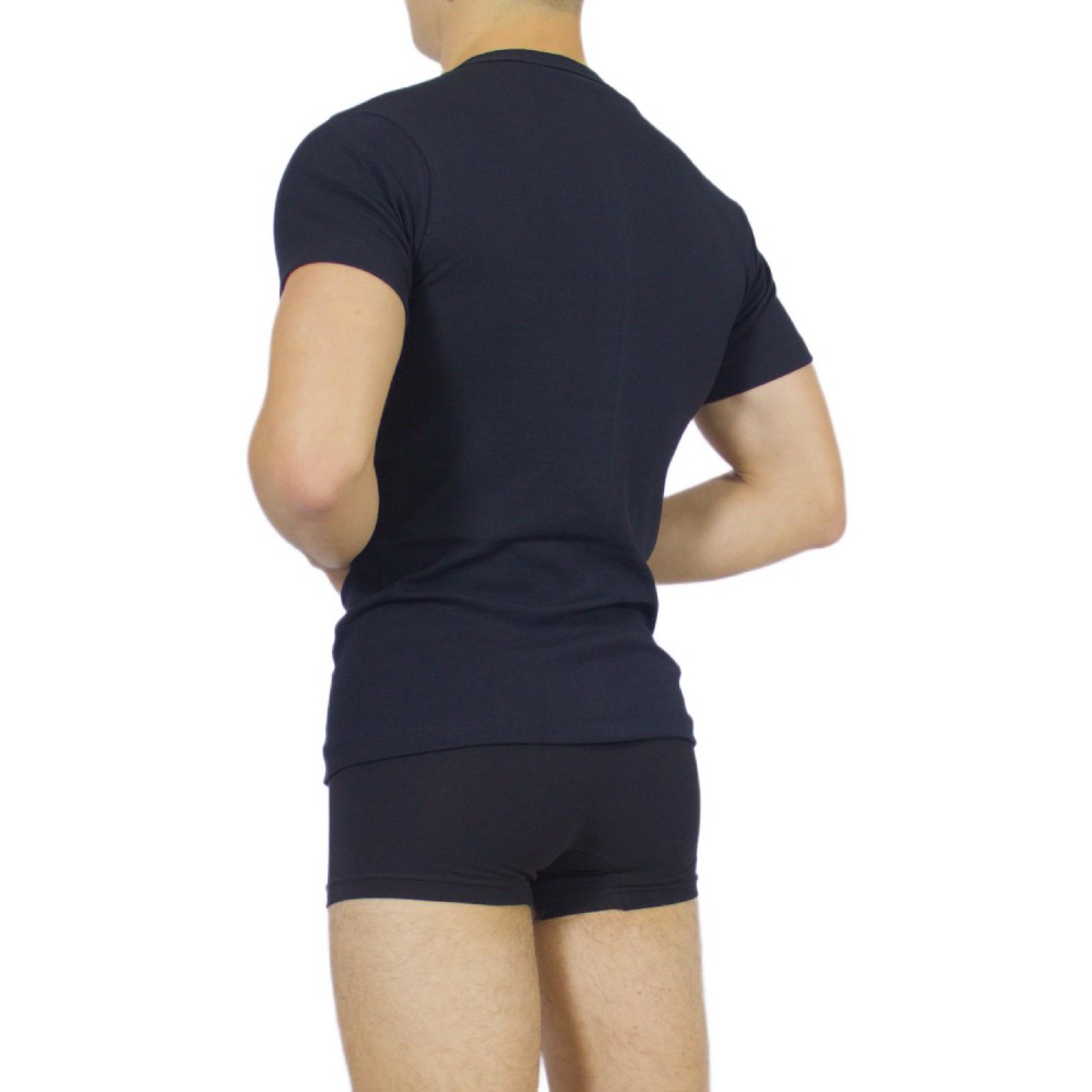 Men's Short Sleeve T-Shirt Black -Craftsmanship-Wholesale