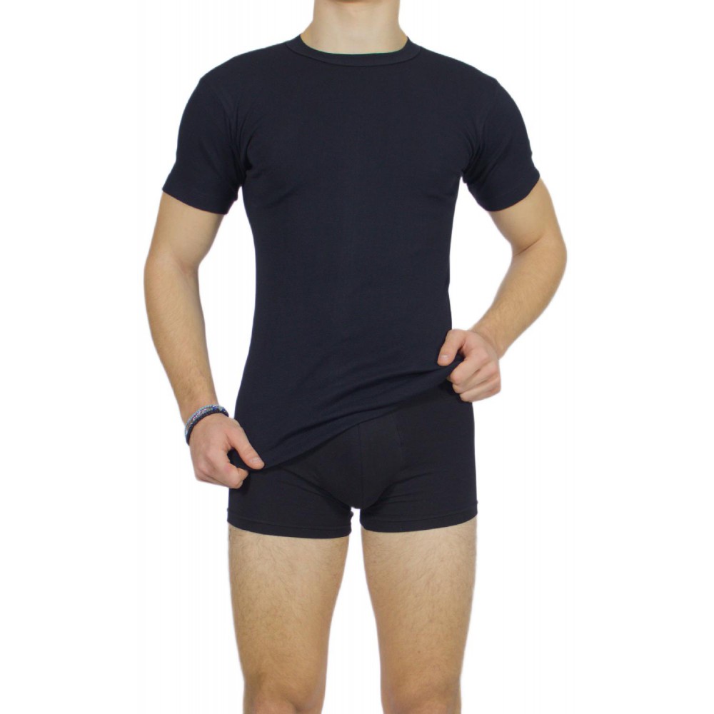 Men's Short Sleeve T-Shirt Black -Craftsmanship-Wholesale