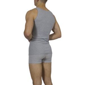 Men's tank top Grey Melange -Craftsmanship-Wholesale