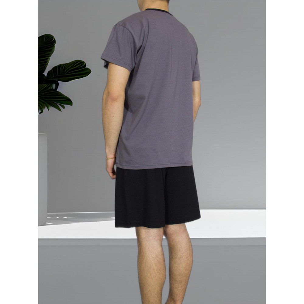 mens-summer-cotton-pajamas-charcoal-Navigator-print-greek-manufacturer-tzitzi-underwear