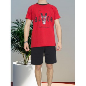 mens-summer-cotton-pajamas-red-black-print-greek-manufacturer-tzitzi-underwear