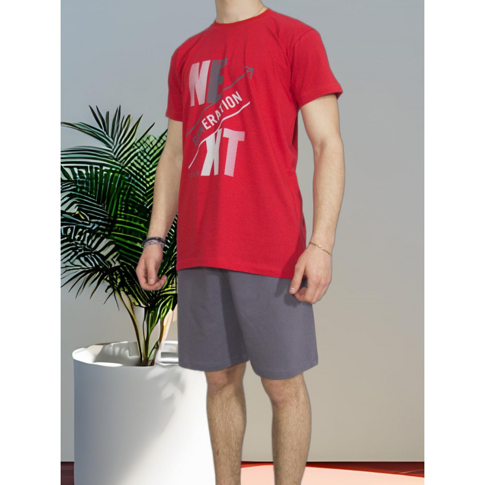 mens-summer-cotton-pajamas-red-Next-print-greek-manufacturer-tzitzi-underwear