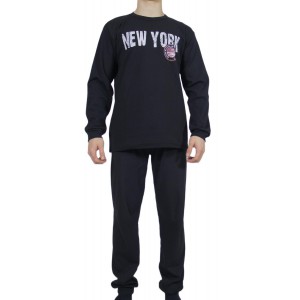 mens-winter-pajamas-cotton-Black-print-New-York-greek-underwear-factory-wholesale-tzitzi-underwear