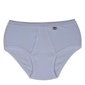 Men's Classic White Briefs with External Elastic - Tzitzi Underwear