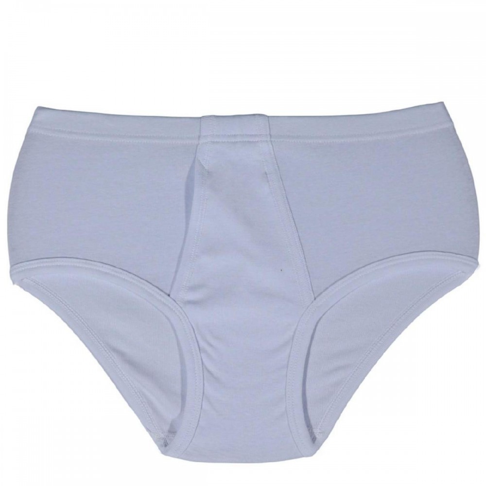 Men's Classic White Briefs with Internal Elastic - Tzitzi Underwear