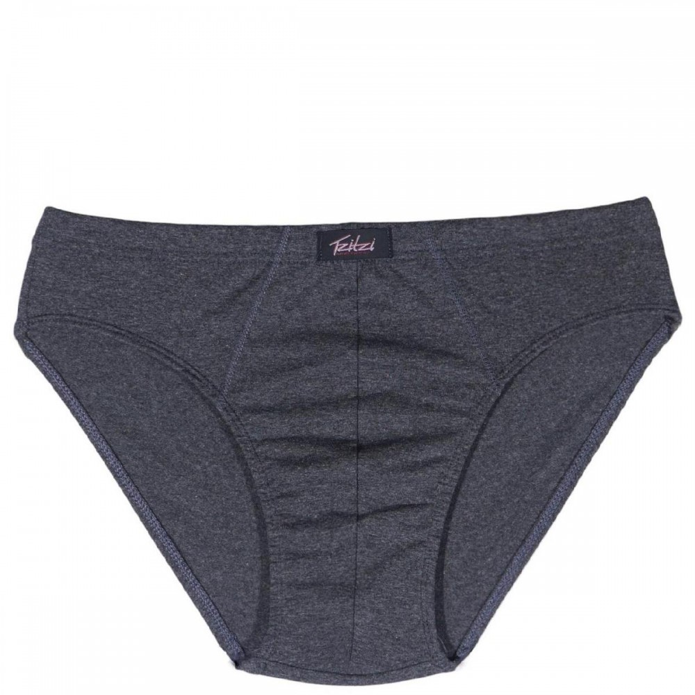 Men's Briefs Charcoal Gray with Internal Elastic – Handicraft-wholesale- Tzitzi Underwear