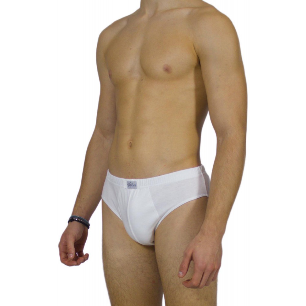 Men's Briefs White with Internal Elastic – Handicraft-wholesale- Tzitzi Underwear