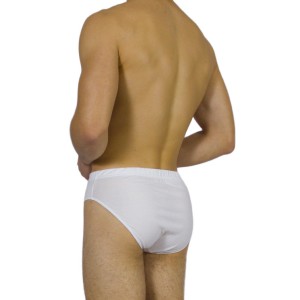 Men's Briefs White with Internal Elastic – Handicraft-wholesale- Tzitzi Underwear