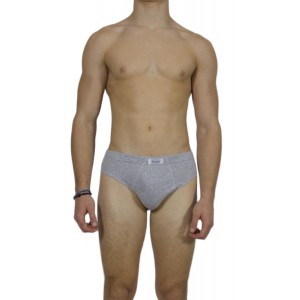 Men's Briefs Gray Melange with Internal Elastic – Handicraft-wholesale- Tzitzi Underwear