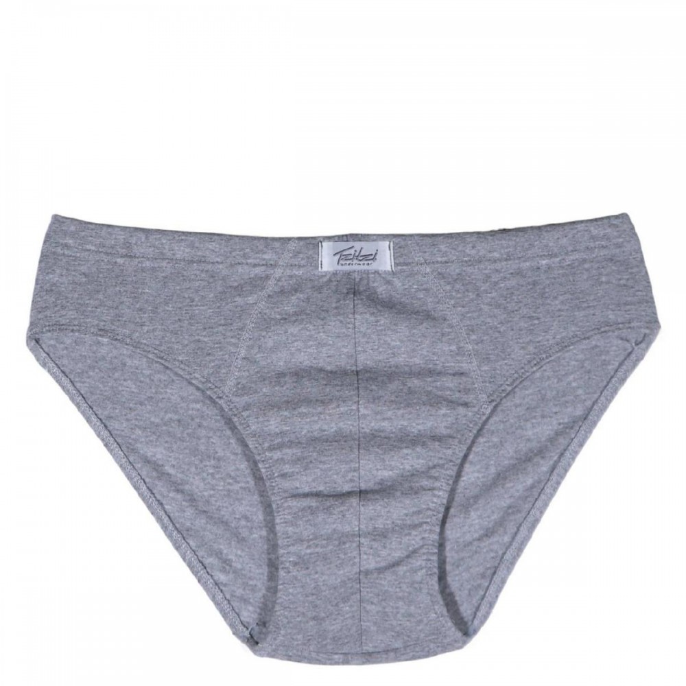 Men's Briefs Gray Melange with Internal Elastic – Handicraft-wholesale- Tzitzi Underwear