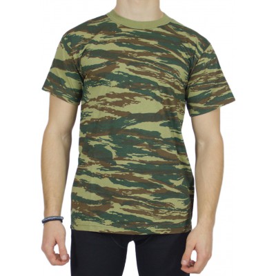 Greek camouflage short-sleeved t-shirt