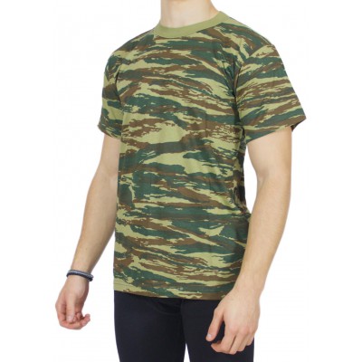 Greek camouflage short-sleeved t-shirt