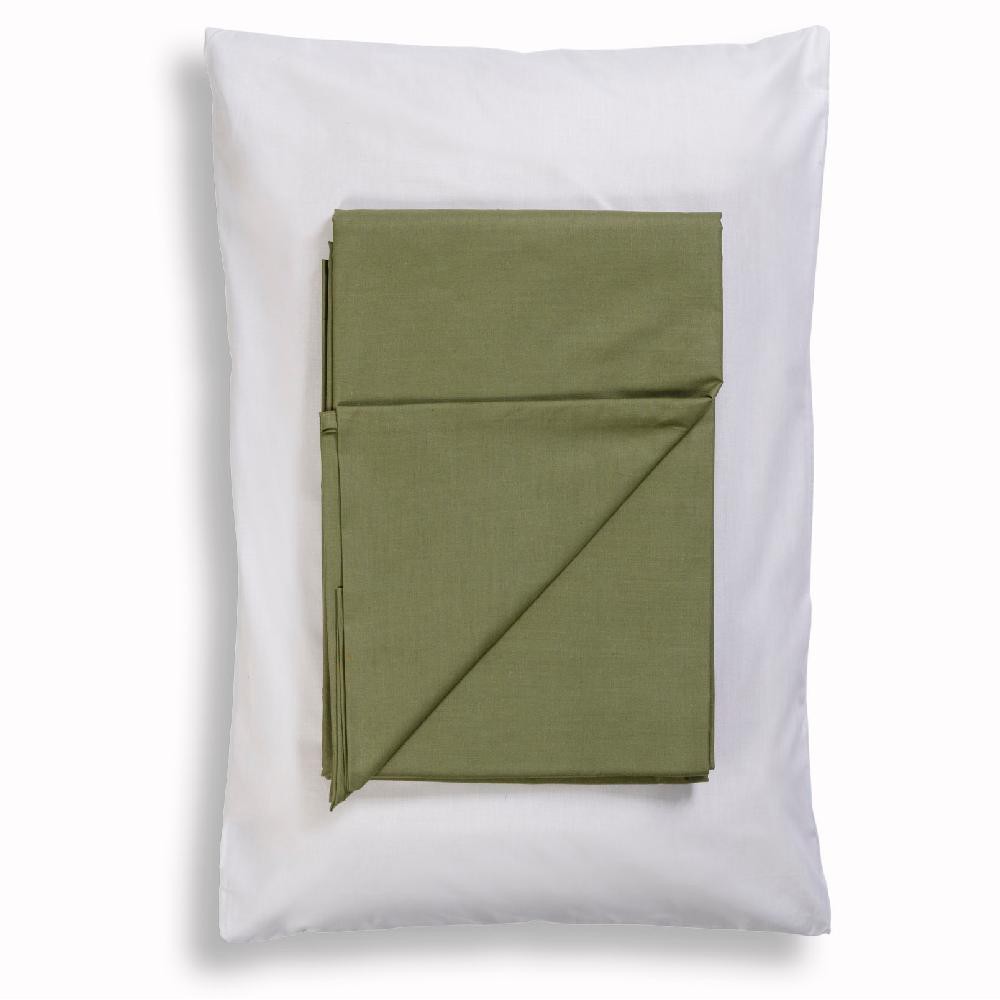 Khaki-cotton-army-bed-sheet-set