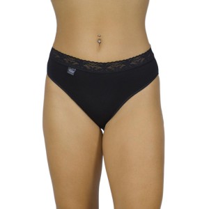 womens-bikini-tai-2/4-cotton-Black-lace-waistband-underwear-factory-wholesale-Tzitzi Underwear