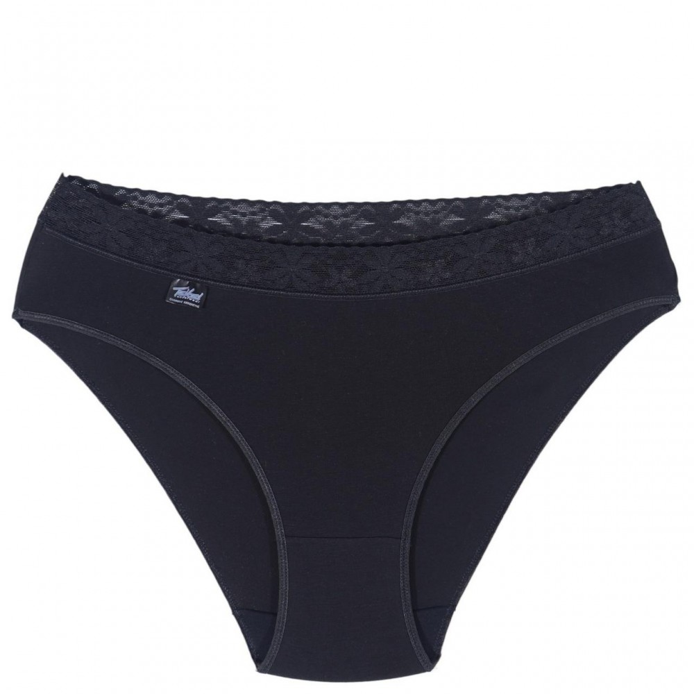womens-bikini-tai-2/4-cotton-Black-lace-waistband-underwear-factory-wholesale-Tzitzi Underwear