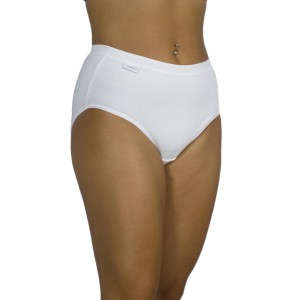 Women's Cotton Midi 3/4 Briefs White Wide Elastic - Lingerie Manufacturer - Wholesale - Tzitzi Underwear