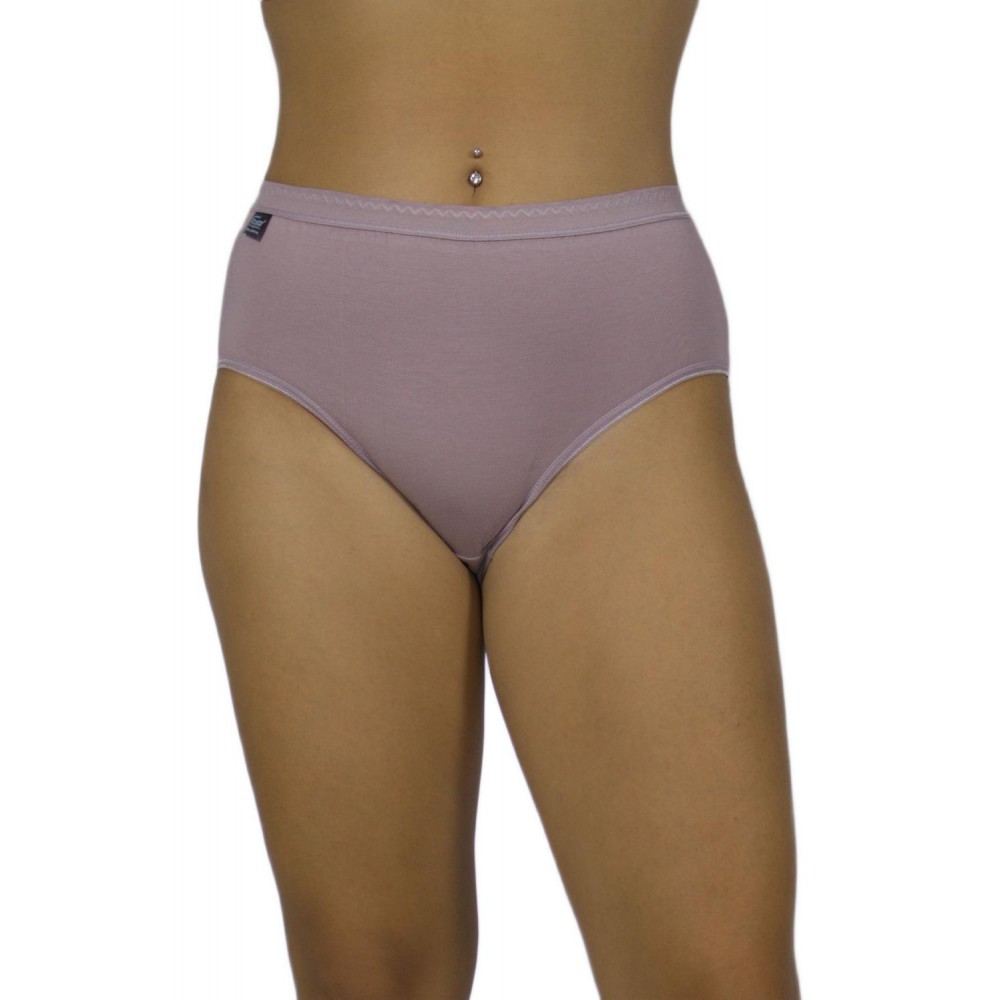Women's Cotton Midi 3/4 Briefs Mocha Wide Elastic - Lingerie Manufacturer - Wholesale - Tzitzi Underwear