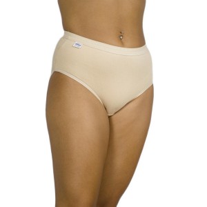 Women's Cotton Midi 3/4 Briefs Beige Wide Elastic - Lingerie Manufacturer - Wholesale - Tzitzi Underwear