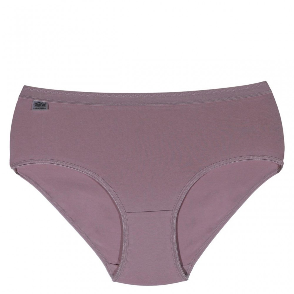 Women's Cotton Midi 3/4 Briefs Dusty Pink Wide Elastic - Lingerie Manufacturer - Wholesale - Tzitzi Underwear
