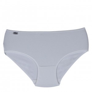 Women's Cotton Midi 3/4 Briefs White thin Elastic - Lingerie Manufacturer - Wholesale - Tzitzi Underwear