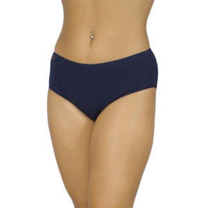 Women's Cotton Midi 3/4 Briefs Navy Blue thin Elastic - Lingerie Manufacturer - Wholesale - Tzitzi Underwear