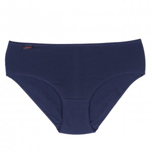 Women's Cotton Midi 3/4 Briefs Navy Blue thin Elastic - Lingerie Manufacturer - Wholesale - Tzitzi Underwear