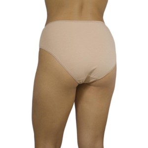 Women's Cotton Midi 3/4 Briefs Beige thin Elastic - Lingerie Manufacturer - Wholesale - Tzitzi Underwear