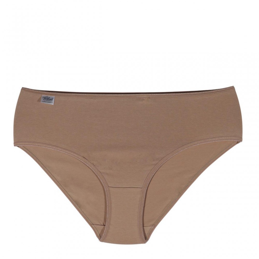 Women's Cotton Midi 3/4 Briefs Beige thin Elastic - Lingerie Manufacturer - Wholesale - Tzitzi Underwear