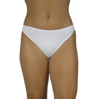 Women's Cotton Brazil Briefs (Push-Up Effect & Seamless) - White | Tzitzi Underwear