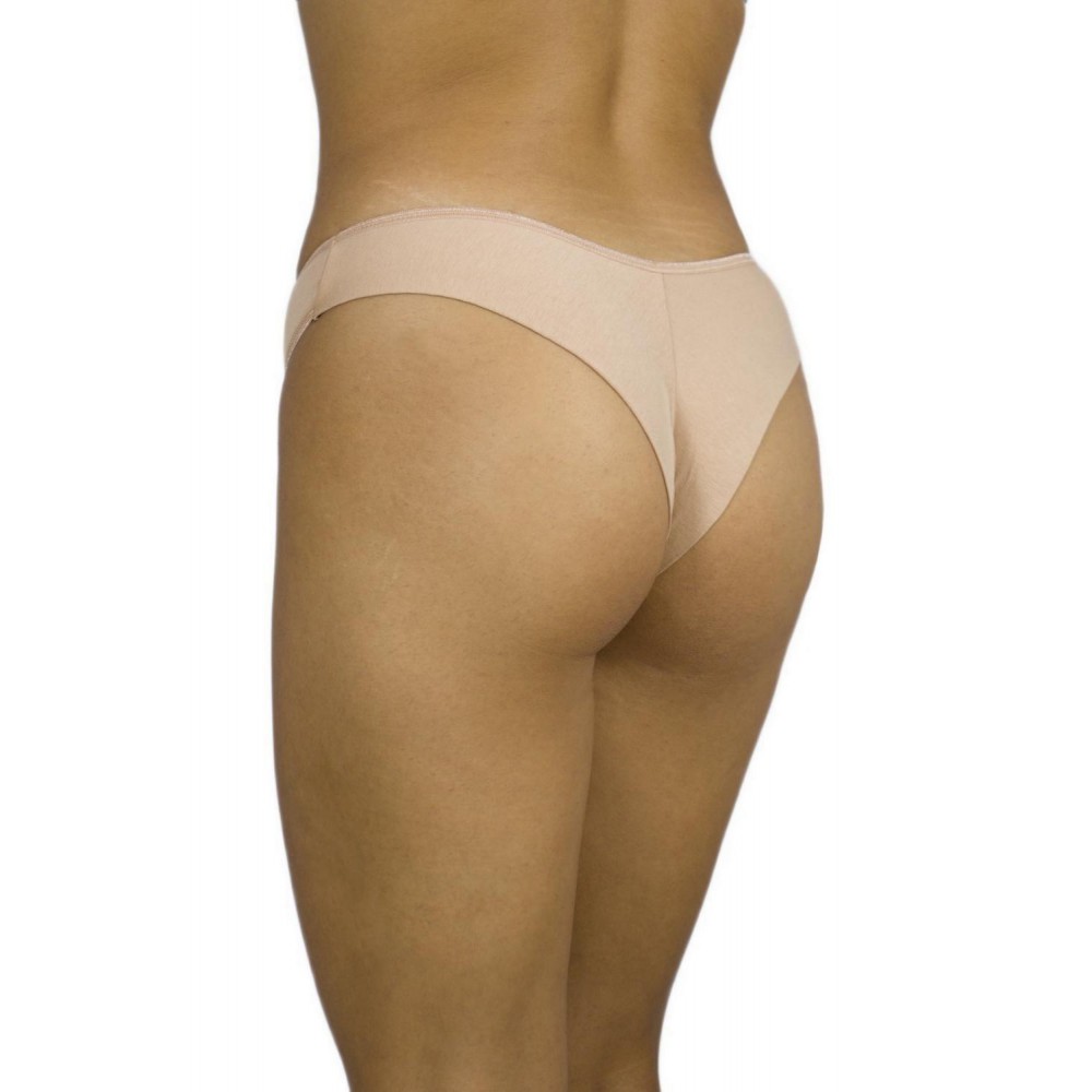 Women's Brazil Briefs Push-Up Beige - Cotton Underwear - Lingerie Manufacturer - Wholesale - Tzitzi Underwear