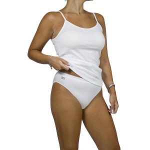 Women's-White-Tank Top-with-Thin-Straps -Craftsmanship-Wholesale