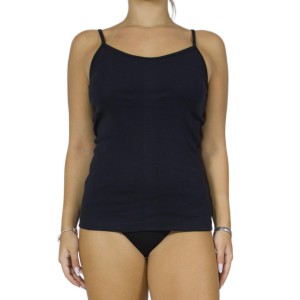 Women's-Black-Tank Top-with-Thin-Straps -Craftsmanship-Wholesale