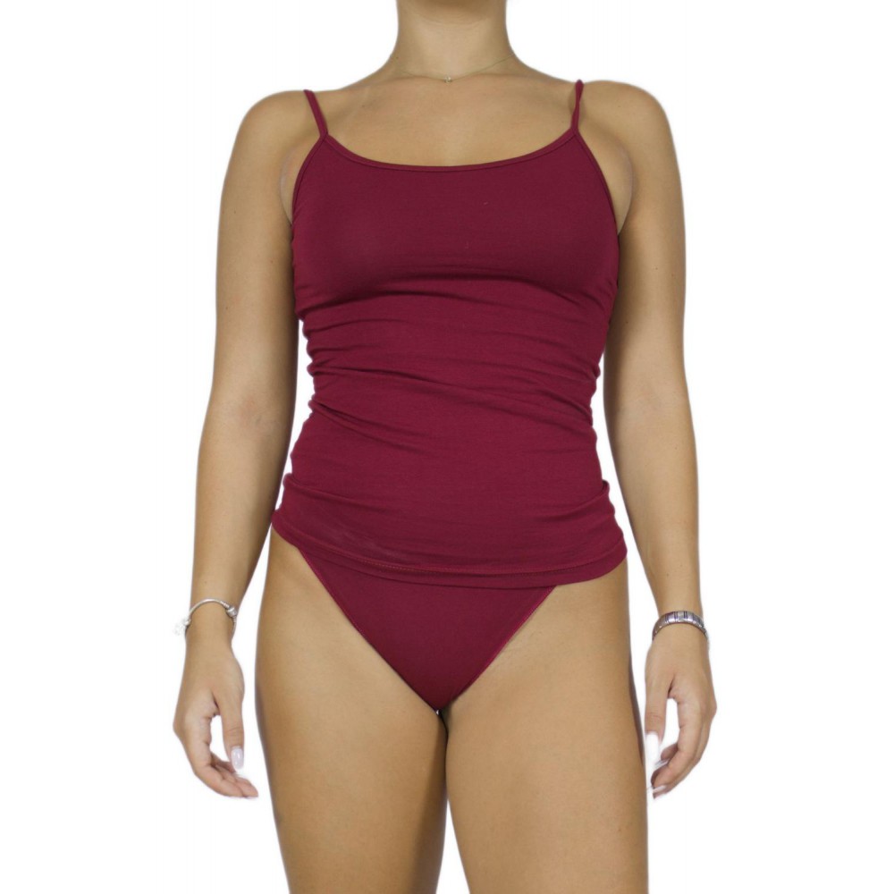 Womens-slim-fit-tank-top-Bordeaux-thin-straps-cotton-top-wholesale-Greece