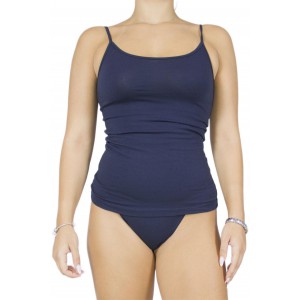 Womens-slim-fit-tank-top-Navy-Blue-thin-straps-cotton-top-wholesale-Greece