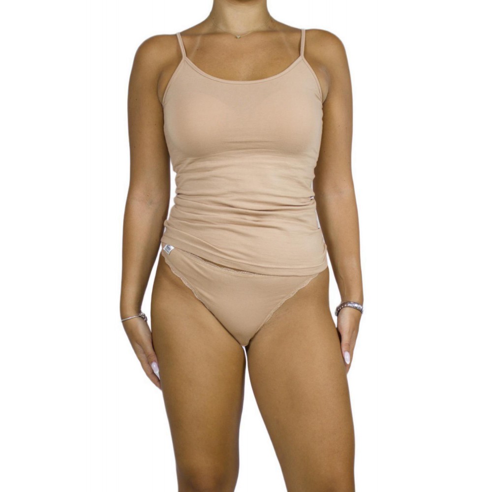 Womens-slim-fit-tank-top-Beige-thin-straps-cotton-top-wholesale-Greece