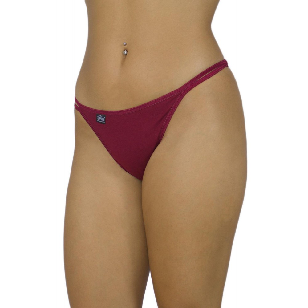 womens-cotton-bikini-briefs-with-thin-side-cords-Bordeaux-underwear-factory-wholesale-Tzitzi Underwear