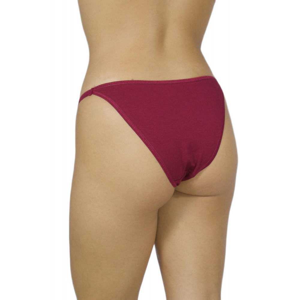 womens-cotton-bikini-briefs-with-thin-side-cords-Bordeaux-underwear-factory-wholesale-Tzitzi Underwear