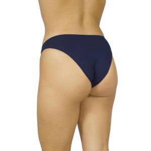 Women's Bikini Tai Briefs Seamless Navy Blue - Cotton Underwear - Lingerie Manufacturer - Wholesale - Tzitzi Underwear