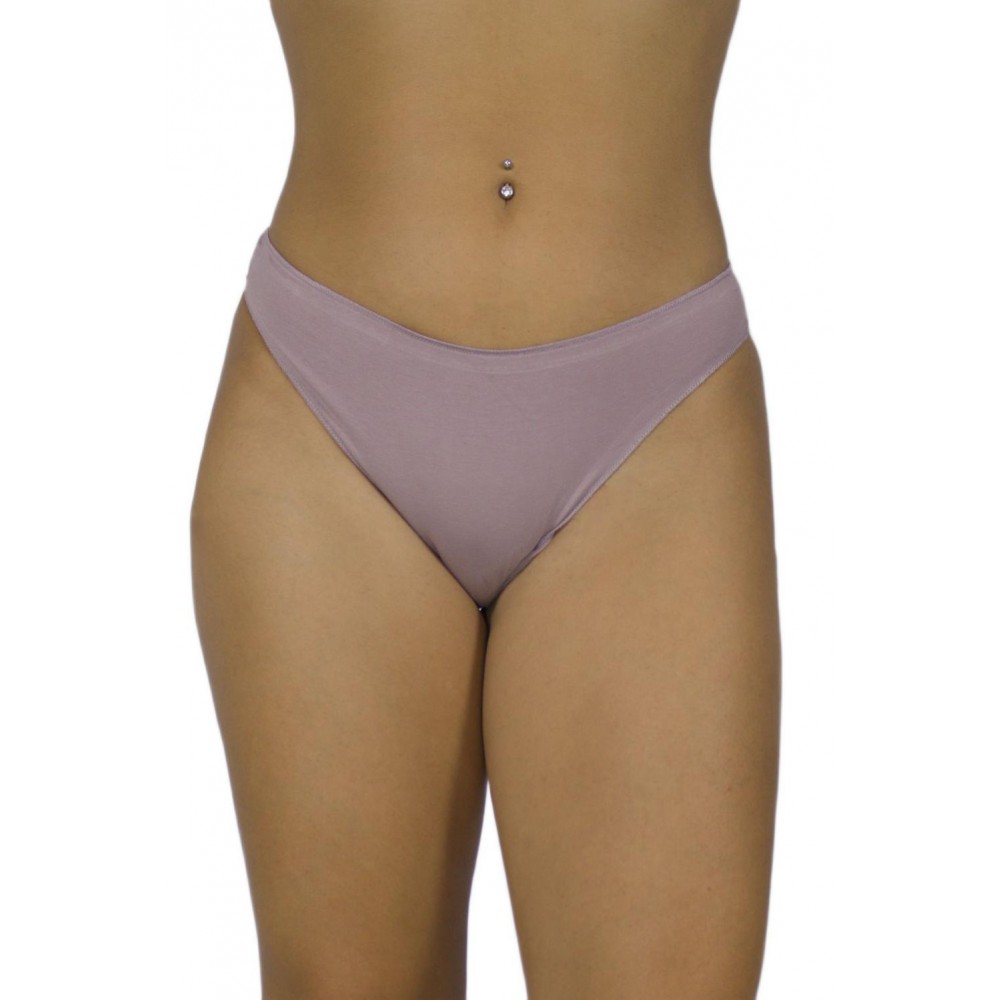 Women's Bikini Tai Briefs Seamless Mocha - Cotton Underwear - Lingerie Manufacturer - Wholesale - Tzitzi Underwear