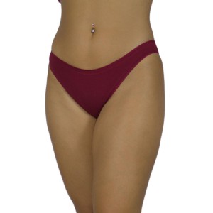 Women's Brazil Briefs Seamless Bordeaux - Cotton Underwear - Lingerie Manufacturer - Wholesale - Tzitzi Underwear