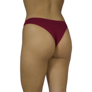 Women's Brazil Briefs Seamless Bordeaux - Cotton Underwear - Lingerie Manufacturer - Wholesale - Tzitzi Underwear