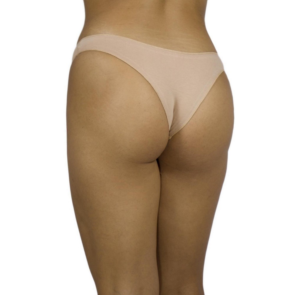 Women's Brazil Briefs Seamless Beige - Cotton Underwear - Lingerie Manufacturer - Wholesale - Tzitzi Underwear