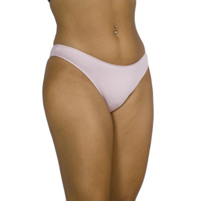 Women's Seamless Cotton Brazil Briefs - Dusty Pink | Tzitzi Underwear